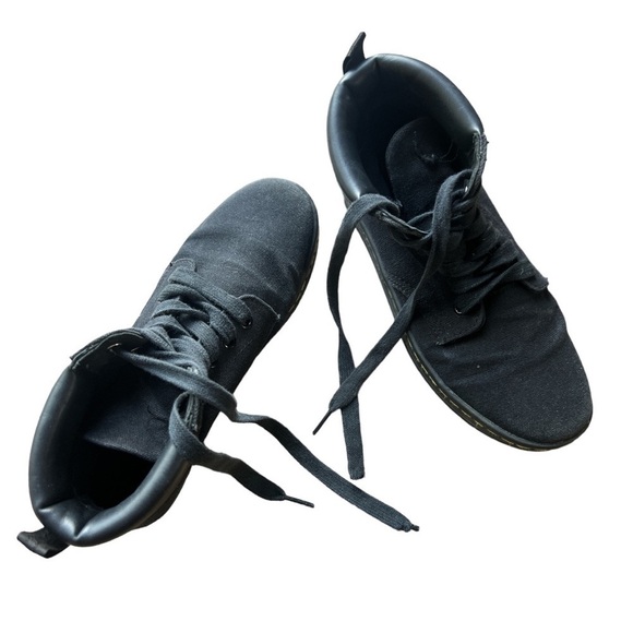 Dr Martens Maelly Women’s Black Canvas 6 Eye Ankle Boots Lightweight, Size 7 - Picture 10 of 11